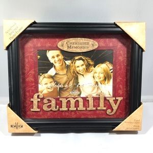 FAMILY PHOTO FRAME for 4” x 6” Photo